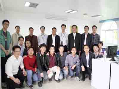 校长陈新带领学校相关部门领导视察巨轮股份有限公司基地建设 校长陈新带领学校相关部门领导视察巨轮股份有限公司基地建设