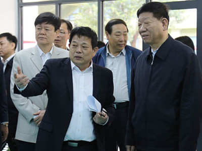 2017年人社部部长尹蔚民调研我校创新创业工作 2017年人社部部长尹蔚民调研我校创新创业工作